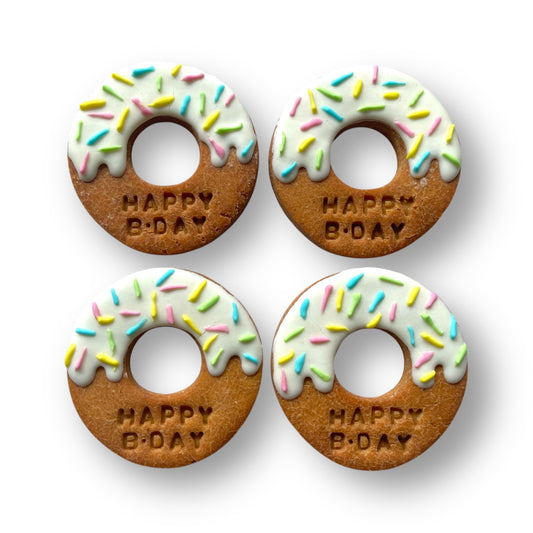 Happy Bday/ It’s My Bday Iced Donuts